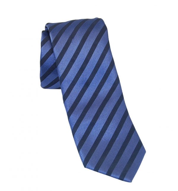 Ανδρική μεταξωτή γραβάτα μπλε